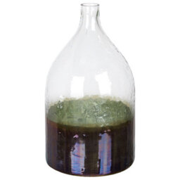 Beliani Flower Vase Kulcha Glass 36 Cm Multicolour