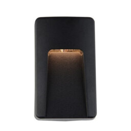 Luminosa Lighting Luminosa Severus Cct Led Outdoor Surface Mounted Wall Guide Light Black 3000/4000/6500K Ip65