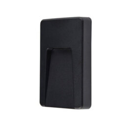 Luminosa Lighting Luminosa Severus Cct Led Outdoor Surface Mounted Wall Guide Light Black 3000/4000/6500K Ip65 - thumbnail 4