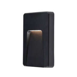 Luminosa Lighting Luminosa Severus Cct Led Outdoor Surface Mounted Wall Guide Light Black 3000/4000/6500K Ip65 - thumbnail 2