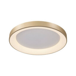 Luminosa Lighting Luminosa Niseko Ring Ceiling 65Cm 48W Led, 3000K, 3900Lm, Gold, 3Yrs Warranty - thumbnail 1