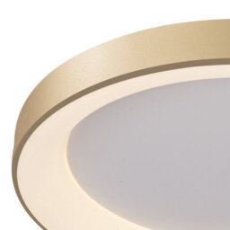 Luminosa Lighting Luminosa Niseko Ring Ceiling 65Cm 48W Led, 3000K, 3900Lm, Gold, 3Yrs Warranty - thumbnail 9
