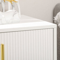 Homcom 3 Drawer Dresser, Chest Of Drawers Storage Cabinet, White - thumbnail 9
