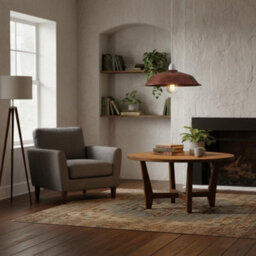 Rustic Red Vintage Metal Pendant Light Shade 36Cm E27 Easy Fit Ceiling Light For Kitchen, Living Room Or Bedroom. - thumbnail 7