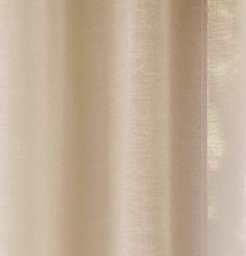 Tyrone Textiles Pair Of Crete Natural Luxury Linen Look Sheer Panels With Eyelet Header 183 Cm - thumbnail 3