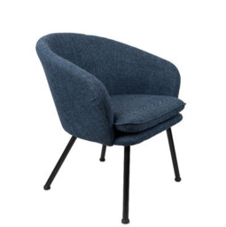 Candlelight Navy Blue Dixier Leisure Chair Stylish Seat - thumbnail 4