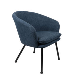 Candlelight Navy Blue Dixier Leisure Chair Stylish Seat - thumbnail 2