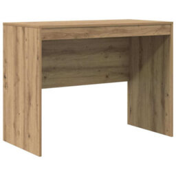 Berkfield Writing Desk Artisan Oak Mdf 100 X 50 X 76 Cm Simple - thumbnail 2