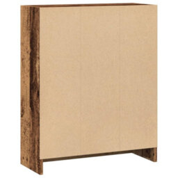 Berkfield Bookcase Old Wood 60X24X76 Cm Engineered Wood - thumbnail 6