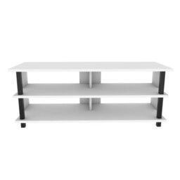 Decorotika Pueblo Tv Stand Tv Unit For Tv's Up To 55 Inches Black And White - thumbnail 4