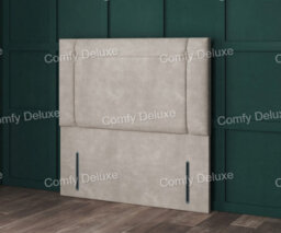Comfy Deluxe 4Ft6 Double  Kyoto Purple Naples Velvet Floorstanding 54Inch Headboard