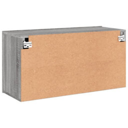 Berkfield Tv Cabinet Wall-Mounted Grey Sonoma 80X30X41 Cm - thumbnail 8