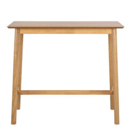 Wyld Haus Brno Bar Table And 2 Stools Natural Oak Effect, Matt Finish, Scandinavian Design - thumbnail 3