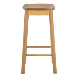 Wyld Haus Brno Bar Table And 2 Stools Natural Oak Effect, Matt Finish, Scandinavian Design - thumbnail 6