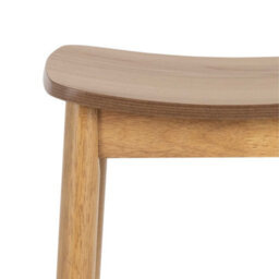 Wyld Haus Brno Bar Table And 2 Stools Natural Oak Effect, Matt Finish, Scandinavian Design - thumbnail 7