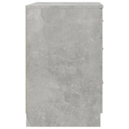Berkfield Bed Cabinet Concrete Grey 40X40X63 Cm Engineered Wood - thumbnail 7