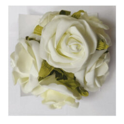 Groves Of Thames Rose Box - Flower: Rose Head: Polyfoam: Pack Of 6: Cream - Occasions -- Bulk - thumbnail 2