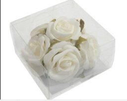 Groves Of Thames Rose Box - Flower: Rose Head: Polyfoam: Pack Of 6: Cream - Occasions -- Bulk - thumbnail 1
