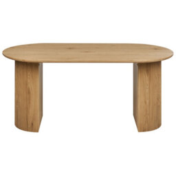 Beliani Dining Table Savory Light Brown 180 Cm 90 Cm - thumbnail 4