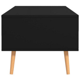 Berkfield Elegant Coffee Table Black 100X49.5X43 Cm Engineered Wood - thumbnail 5