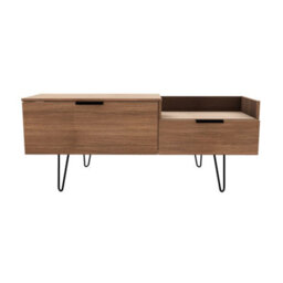Fuji Tv Console Unit In Carini Walnut (Ready Assembled) - thumbnail 7