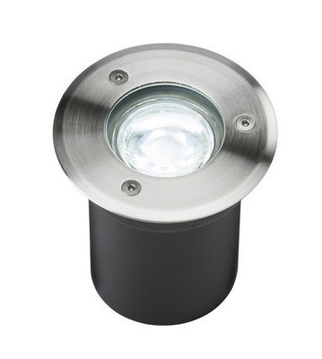 Generic Knightsbridge Recessed Ground Light, 304, 3 W, Stainless Steel