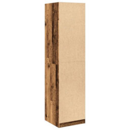 Berkfield Durable Wardrobe Old Wood 50X50X200 Cm Engineered Wood - thumbnail 6