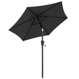 Outsunny Garden Parasol, 2M Outdoor Table Parasol Umbrella With Tilt - thumbnail 2