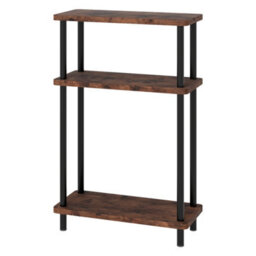 Levede Slim Side Table 3 Tier Narrow Sofa End Table Bedside Storage Stand - thumbnail 2