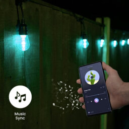 Valuelights Outdoor Rgbic Smart Festoon Lights, Ip65 Waterproof String Lights, With App Control And Music Sync - thumbnail 3