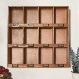Dibor Traditional Style Wooden Display Cabinet Wall Storage Unit - thumbnail 2