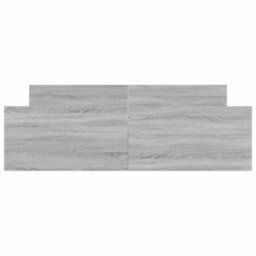 Berkfield Bed Frame With Headboard And Footboard Grey Sonoma 160X200 Cm - thumbnail 4