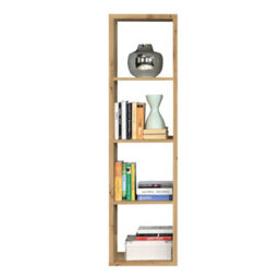 Furniture To Go Mauro 3 Shelves Storage Unit In Artisan Oak - thumbnail 5