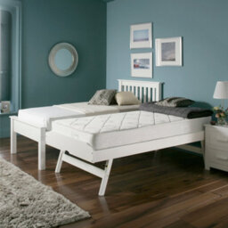 Atlantis White Wooden Guest Bed Including Underbed - thumbnail 3