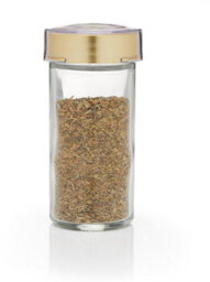 Masterclass Eight Jar Spice Rack With Matt Black And Brass Finish - thumbnail 8