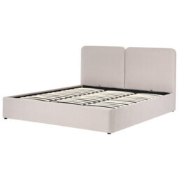 Beliani Ottoman Bed Fabric Arbois 180 X 200 Cm (Eu Super King) Beige - thumbnail 6