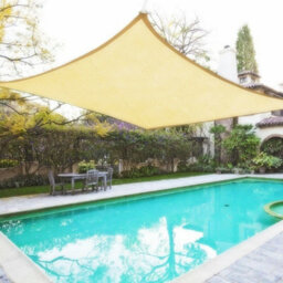 Introll Premium Int 185Gsm 600Gram Sun Shade Sail - Water Proof - Beige - 3X5 Rectangle