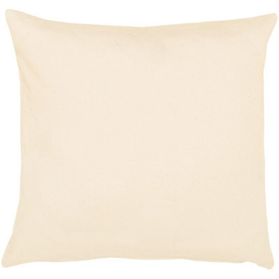 2 X Natural Summer Scatter Cushions - Square Filled Pillows For Home Garden Sofa, Chair, Bench, Seating Furniture - 43 X 43Cm - image 1