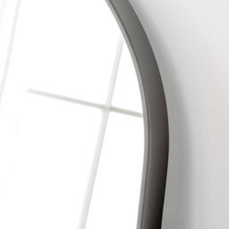 Yearn Minimal Plain Mantle Mirror Black 91(W) X 69Cm(H) - thumbnail 3