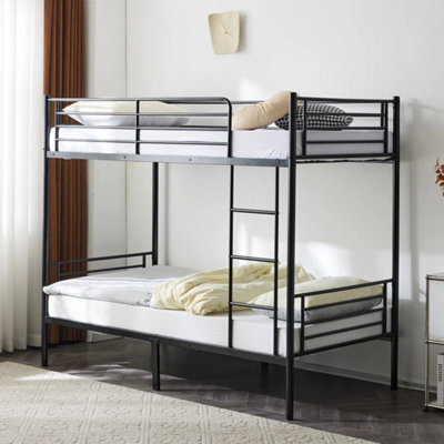 3Ft Single Bunk Bed Mental Frame Double Bunk Bed With Stair - image 1