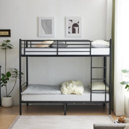3Ft Single Bunk Bed Mental Frame Double Bunk Bed With Stair - thumbnail 6