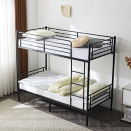 3Ft Single Bunk Bed Mental Frame Double Bunk Bed With Stair - thumbnail 3