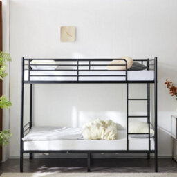 3Ft Single Bunk Bed Mental Frame Double Bunk Bed With Stair - thumbnail 5