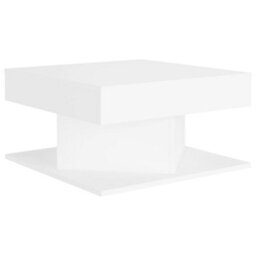 Vidaxl Coffee Table White 57X57X30 Cm Engineered Wood Coffee Tables - thumbnail 1