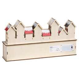Beliani Christmas Decoration Led Visterflo 24 Cm Advent Calendar Light Brown - thumbnail 7