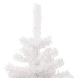 Berkfield Swirl Christmas Tree With Pot And Leds White 120 Cm Pvc - thumbnail 5