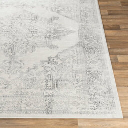 Livabliss Square Roma-Vintage Off-White Grey Charcoal Traditional Boho Living Dining Bedroom Rug 200 X 200 Cm Easy Care, Non Shedding - thumbnail 4
