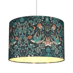Multicoloured Damask Drum Lamp Shade (D)30Cm - thumbnail 3