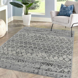 Vinci Cream & Brown Abstract Large Rug, (L)230Cm X (W)160Cm - thumbnail 1