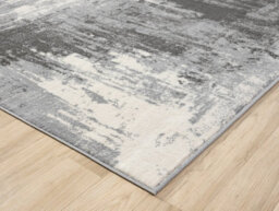 Obsidian Modern Low Pile Area Rug - Craft Abstract Design Grey 120Cm X 170Cm - thumbnail 5